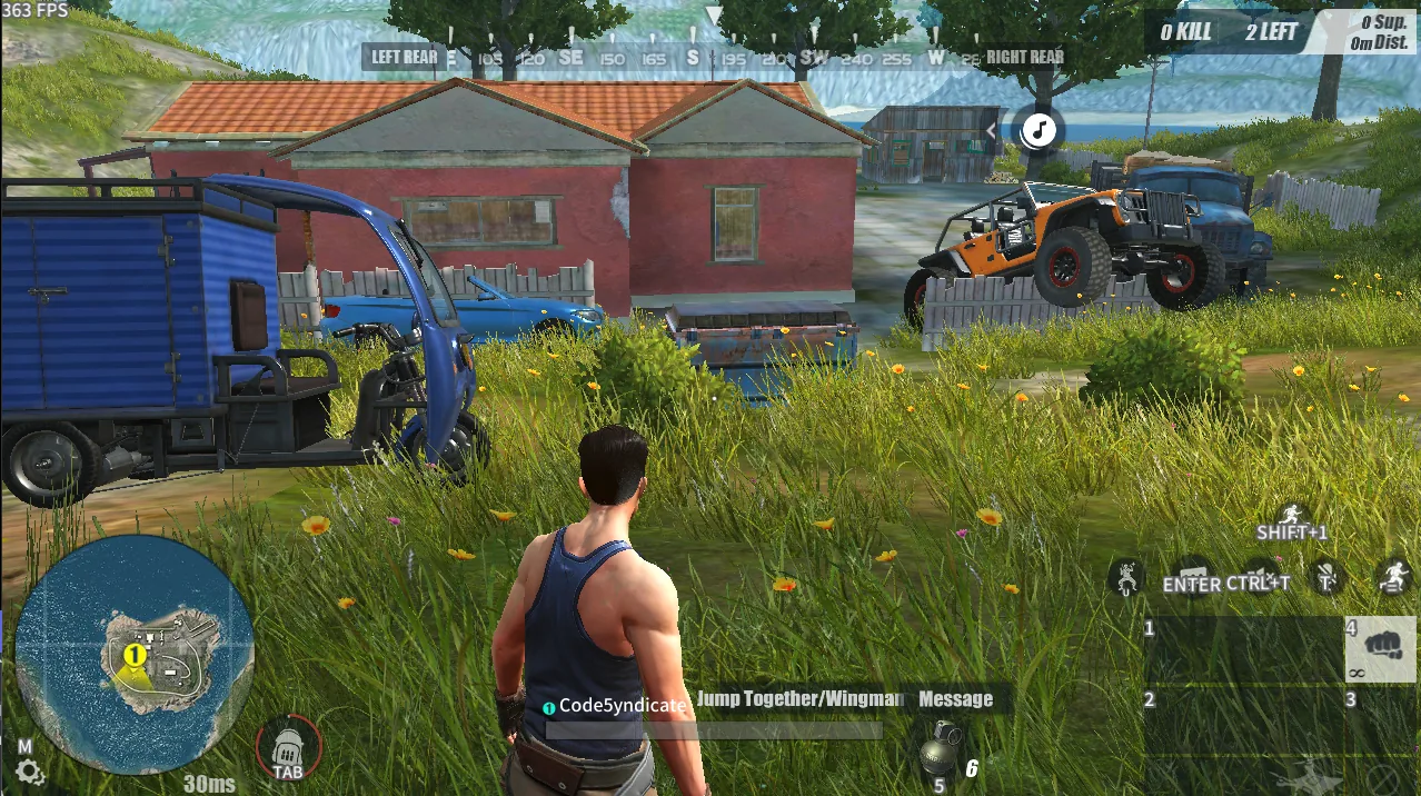Phase 24 — vehicles spawned across the map